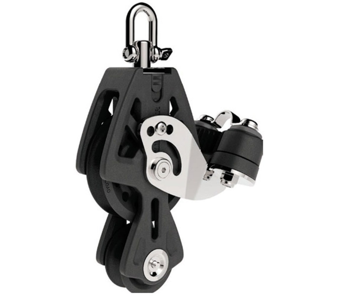 Polea Violin Simple con Mordaza Synchro Lewmar