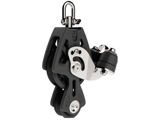 Polea Violin Simple con Mordaza Synchro Lewmar