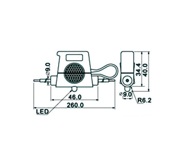 Porta-Fusible Estanco con Alarma Led