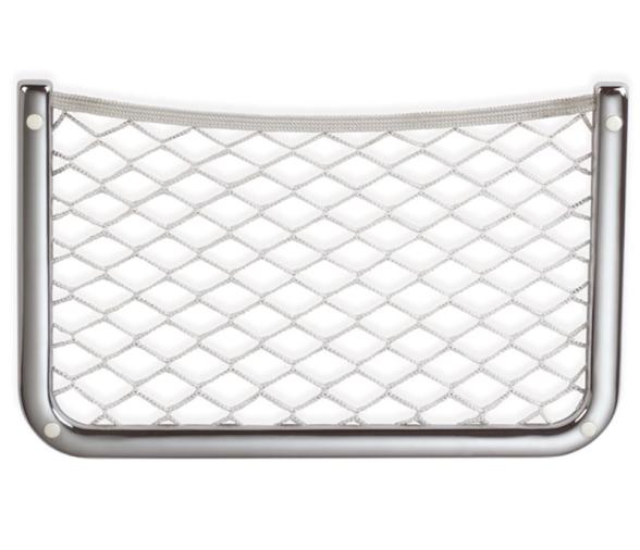 Porta Objetos Revistero en Latón Cromado