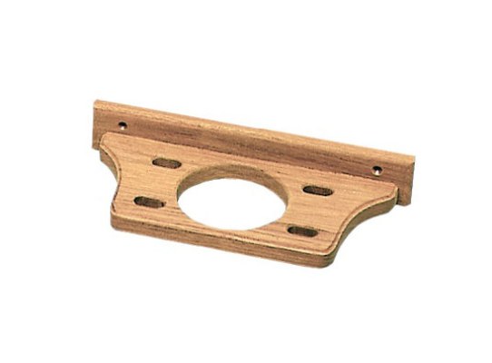 Porta Vaso + Soporte 4 Cepillos de Dientes Teca