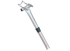 Portacañas - Cañero inclinado 1 caña acero inox