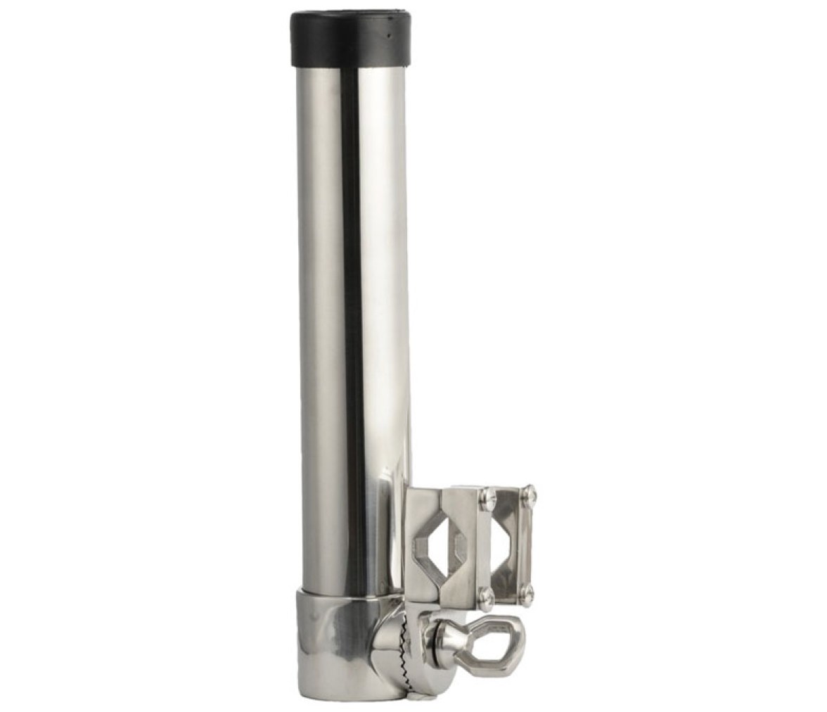 Portacañas - Cañero Orientable Balcon 50 mm Inox 316
