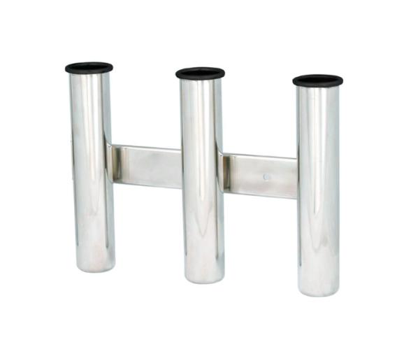 Portacañas - Cañero Acero Inoxidable para 3 Cañas