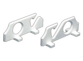 Portacañas Cañero Blanco 2 Cañas Horizontal 225mm