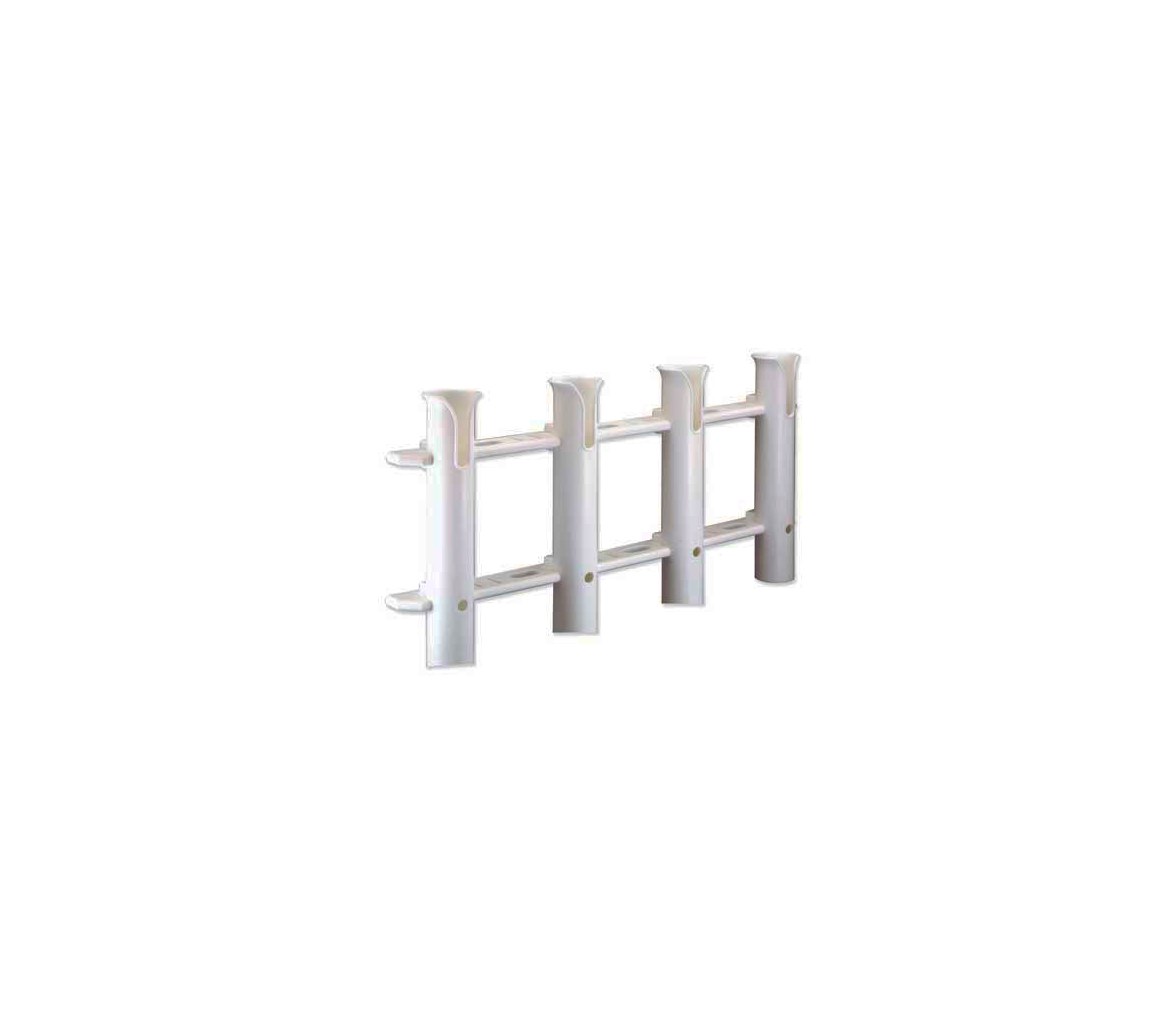 Portacañas - Cañero Blanco para 4 Cañas