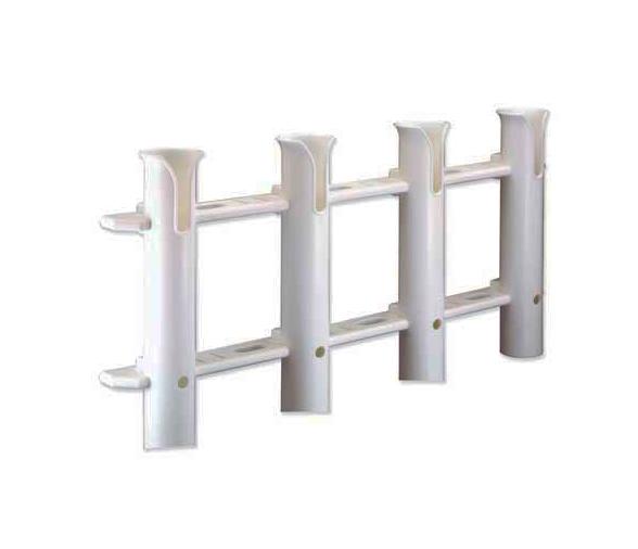 Portacañas - Cañero Blanco para 4 Cañas