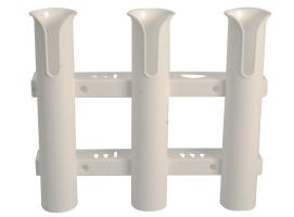 Wall-Mounting Plastic Rod Holder for 3 Rods