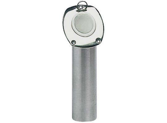 Flush-mount fishing rod holders stainless steel