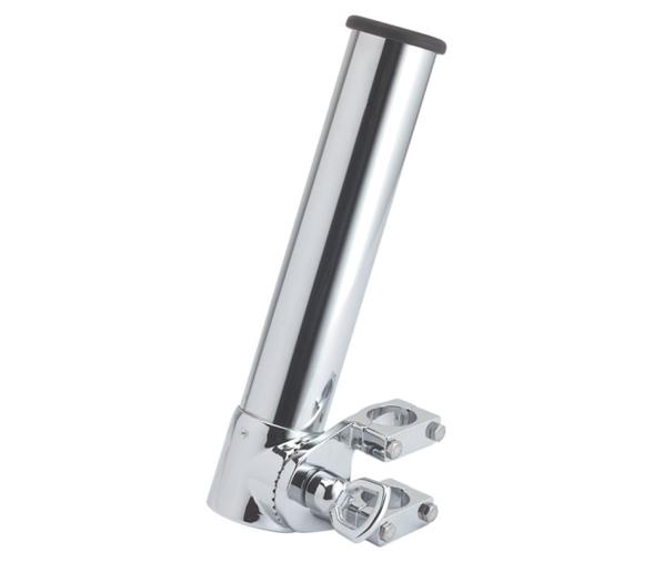 Portacañas - Cañero para Barandilla Latón Cromado