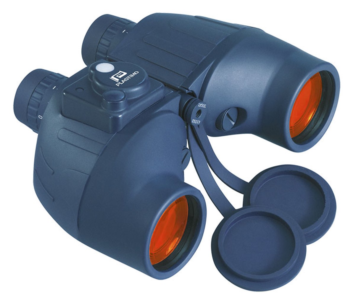 Prismaticos 7x50 Estancos Anti Impactos con Compas Plastimo