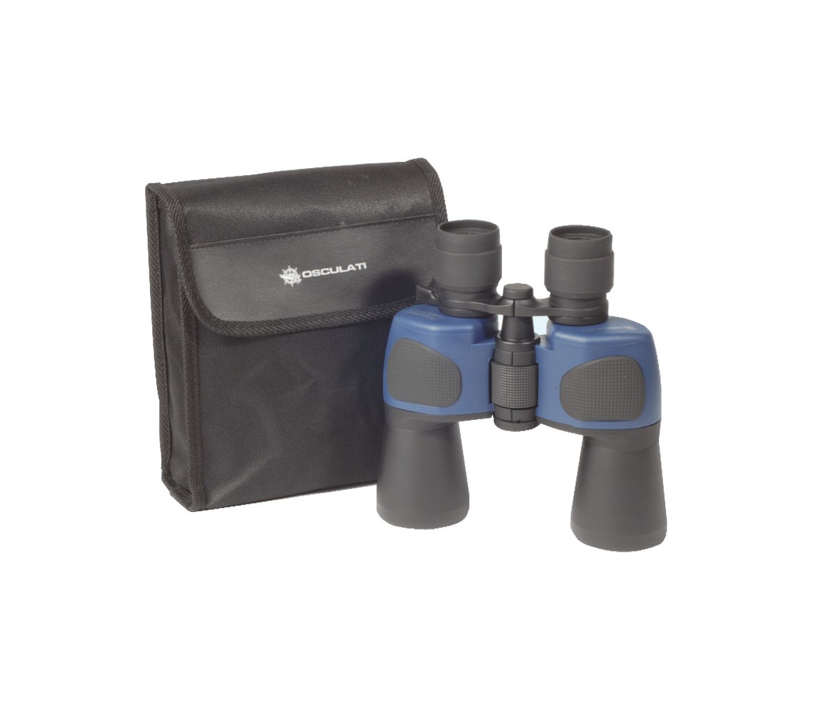 Osculati Binoculars Rubber-coated Zoom 10x30x50