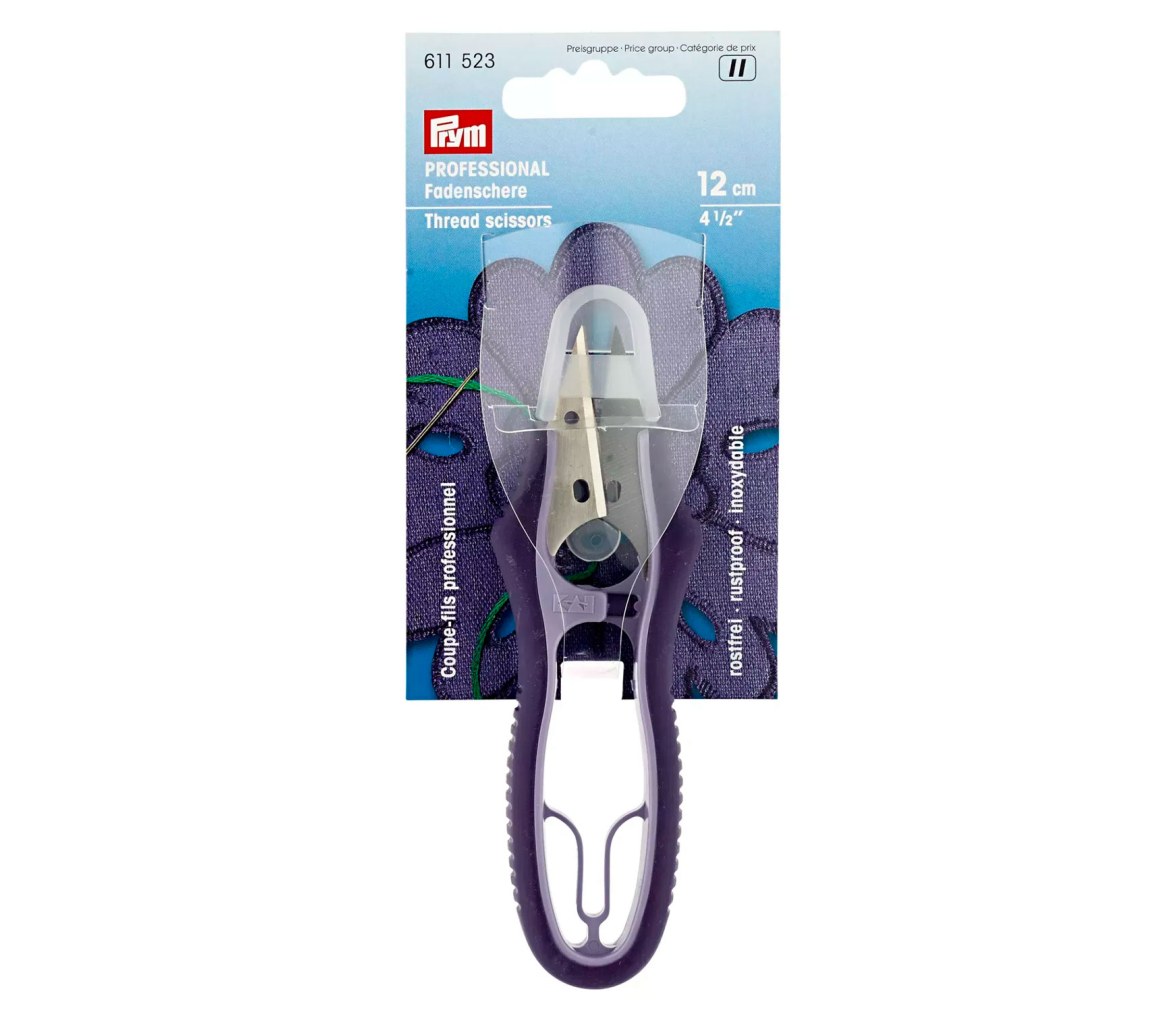 Prym Corta-hilos Professional con Mango Suave y Tope Protector