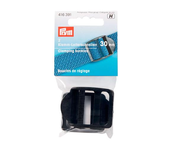 Prym Hebillas de Sujeción Negro 30 mm