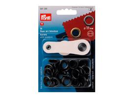 Prym Ojetes con Arandelas Pavonadas 11 mm + Herramienta