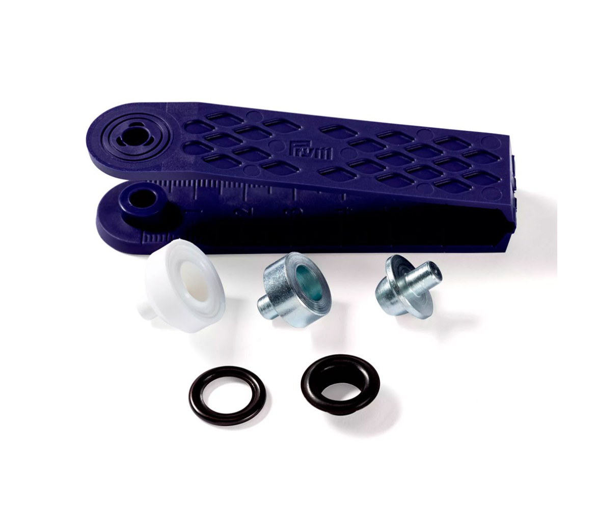 Prym Ojetes con Arandelas Pavonadas 8 mm + Herramienta