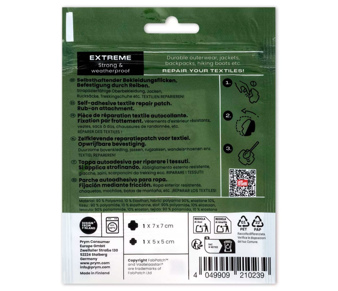 Prym Rub-on Patch Extreme negro