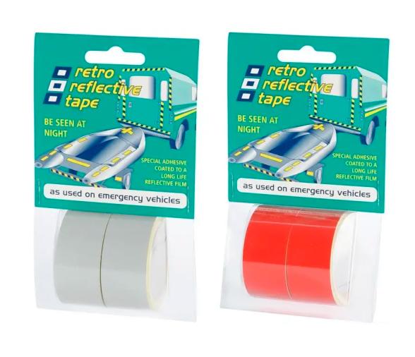PSP Cinta Retroreflectiva 25mmx 2,5m (2 unidades)