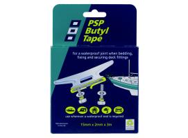 PSP Cinta selladora de butilo 15 x 2 mm, 3 m