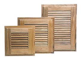 Puertas para armario con marco en teca