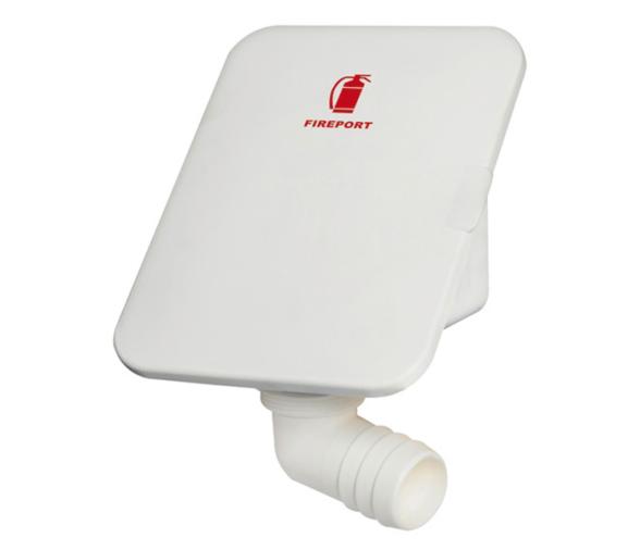 Tapa con adaptador manguera acodado integrado