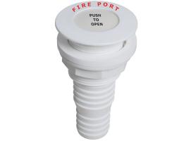 Aro antiincendios con adaptador manguera recto