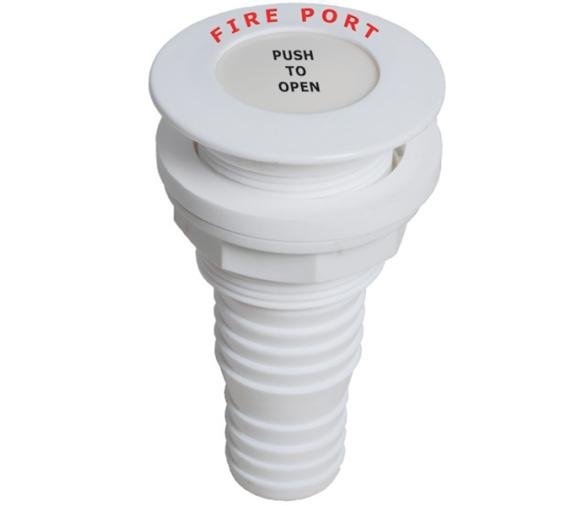 Aro antiincendios con adaptador manguera recto