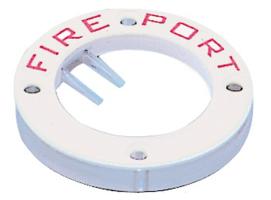 Aro antiincendios plastico blanco