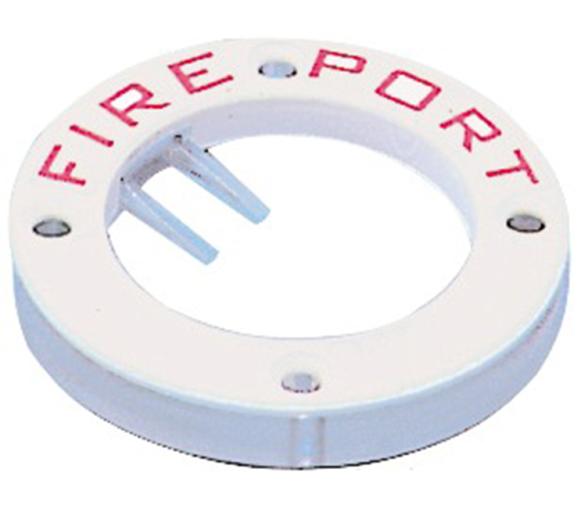 Aro antiincendios plastico blanco