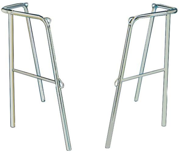 Pulpito Popa 2 Piezas Acero Inox para Veleros hasta 9m