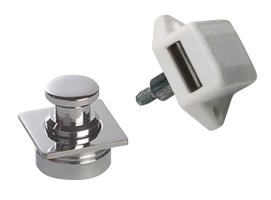 Pulsador Completo Con Cierre Cuadrado