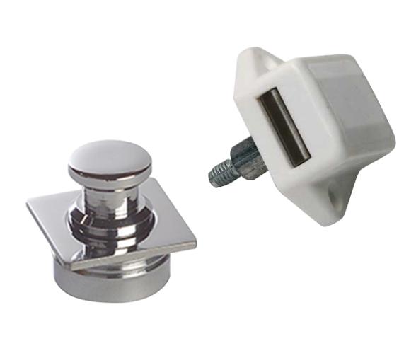 Pulsador Completo Con Cierre Cuadrado