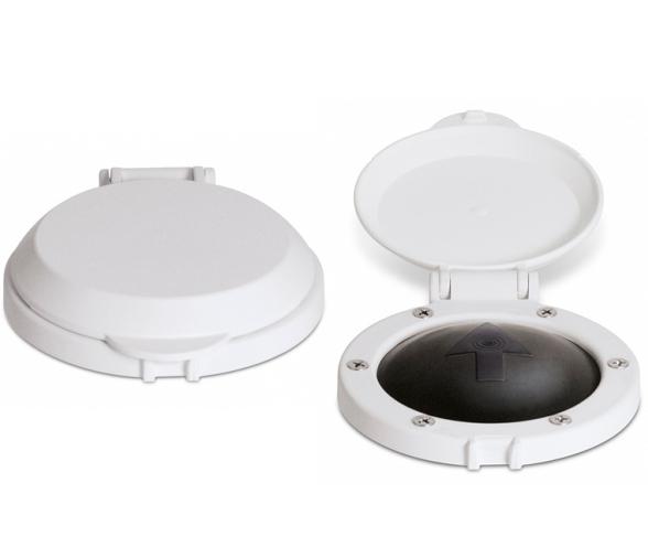 Pulsador de pie tapa inox Ajustable