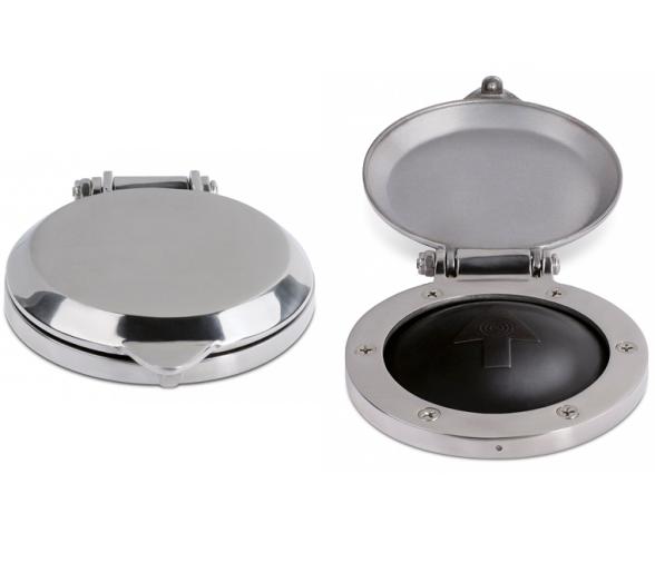 Pulsador de pie tapa inox Ajustable