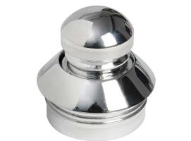 Pulsador Laton Cromado Ovalado