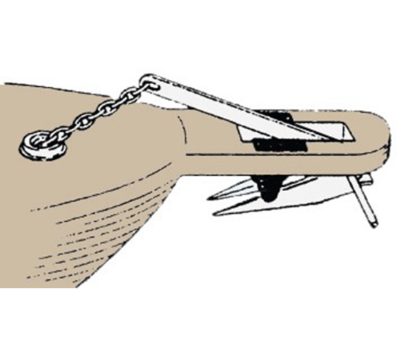 Puntera para Botalon de proa 89mm