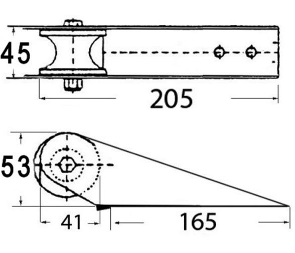 Puntera de Proa para Embarcaciones Pequeñas