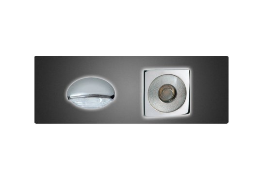 Quick Aplique LED Gladis 2L 12/24V satinado luz día IP65