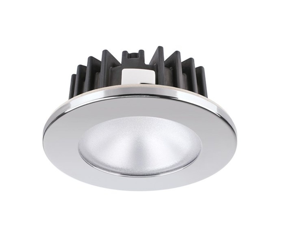 Quick Foco LED KAI XP HP 6W 10-30Vdc Inox pulido Blanco cálido IP66