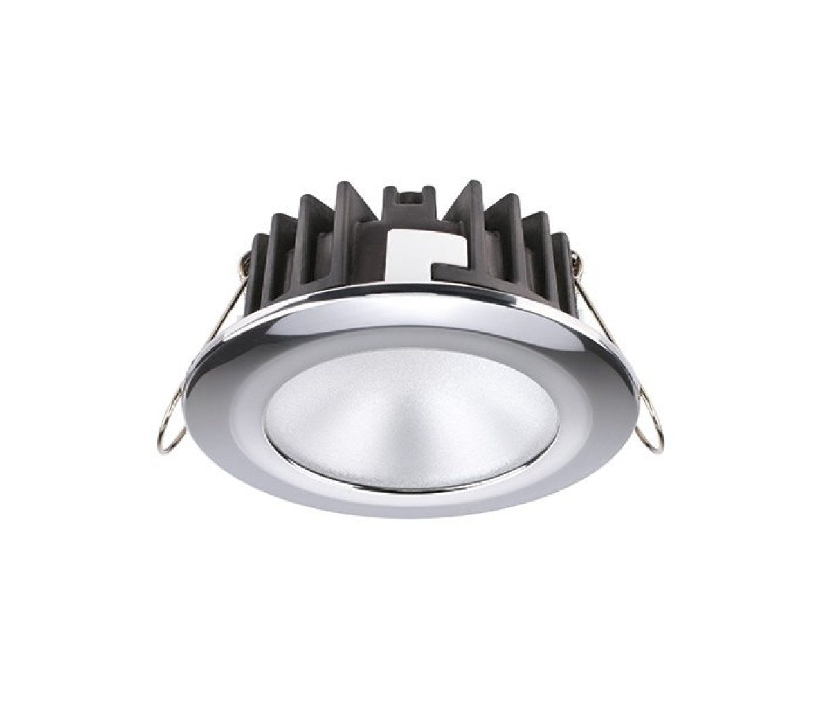 Quick Foco LED KOR XP LP 4W 9-32Vdc Inox pulido blanco cálido IP66