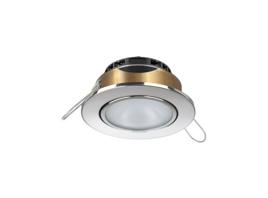 Quick Downlight LED orientable NIKITA 4W 9-32Vdc Blanco brillante Luz cálida