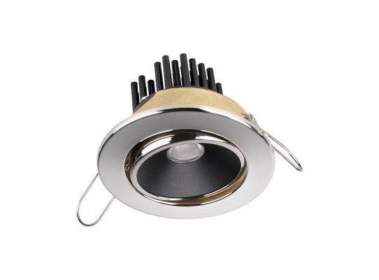 Quick LED Downlight NIKITA AG 6W 9-32Vdc Stainless Steel Warm White IP40