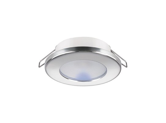 Quick Downlight LED redondo TED CT 2W 9-32Vdc inox pulido blanco cálido IP40
