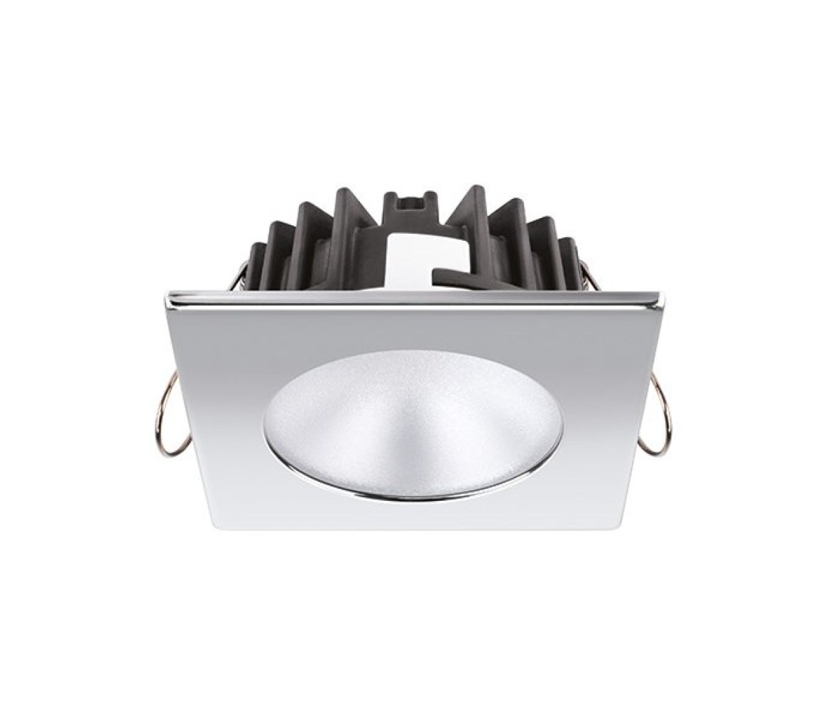 Quick Foco LED cuadrado BLAKE XP LP 6W 10-30V inox blanco natural 60° IP66