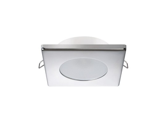 Quick Foco LED cuadrado BRYAN 2W 9-32V inox blanco natural 100° IP40