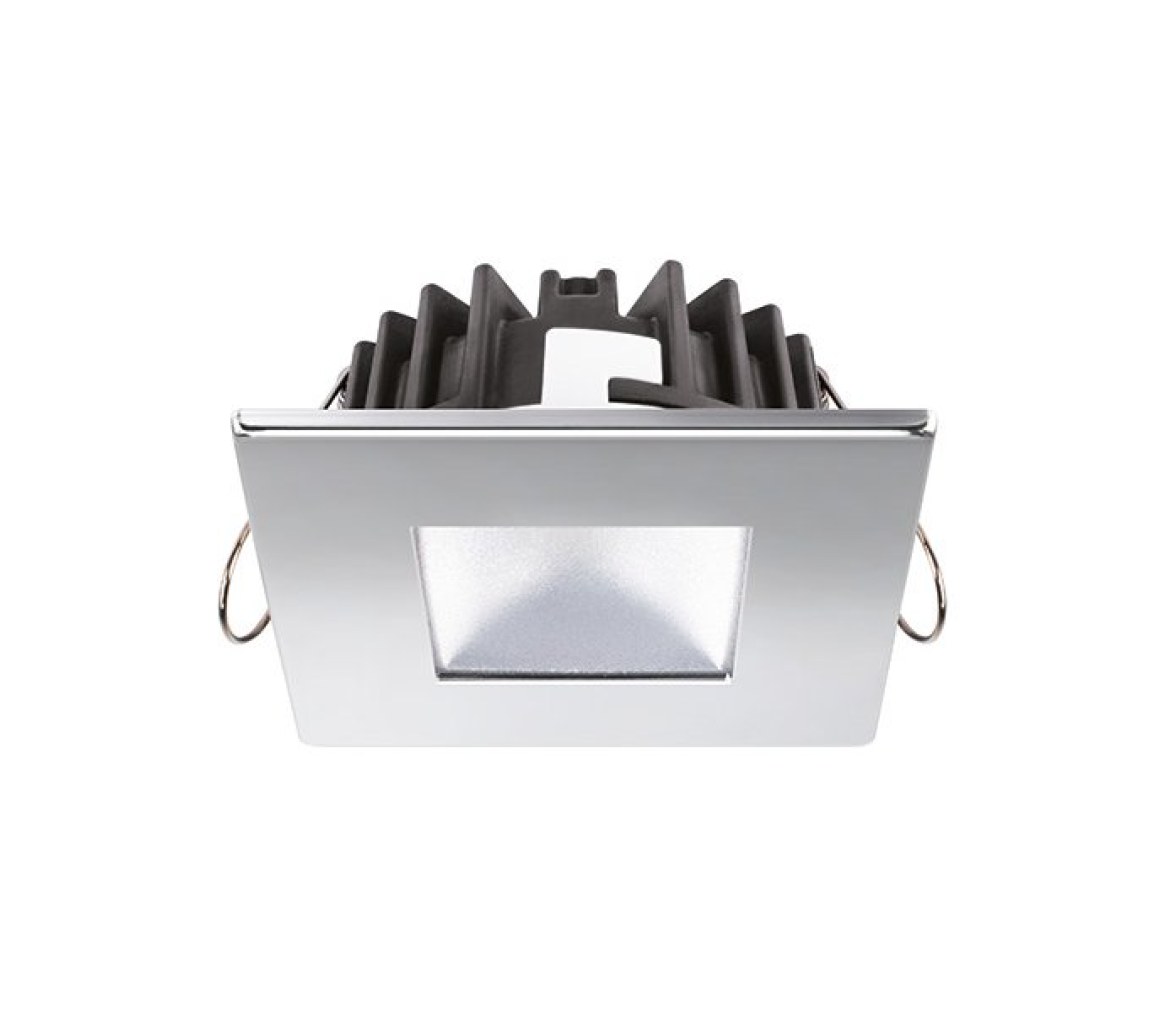 Quick Foco LED cuadrado MARINA XP LP 4W 9-32V inox blanco/rojo 80° IP66