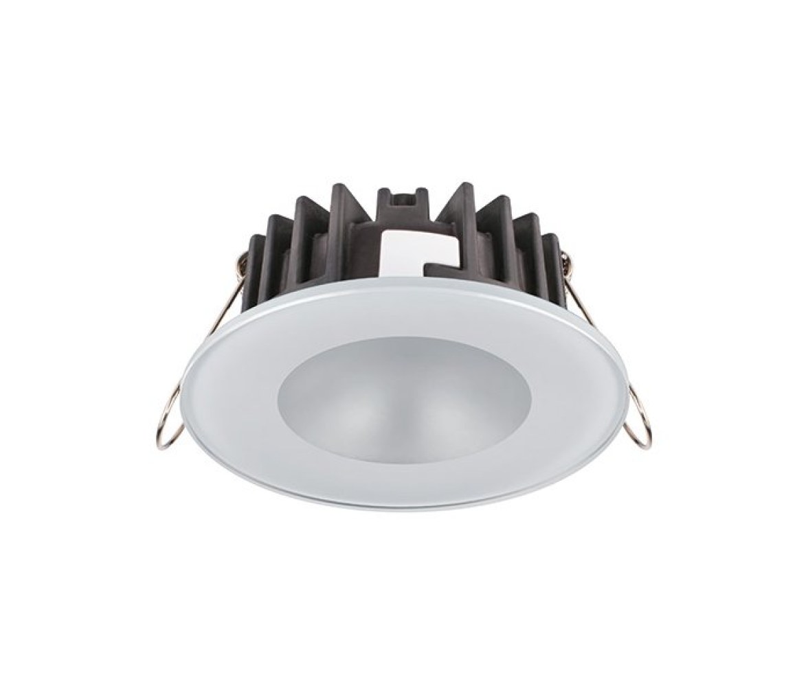 Quick Foco LED redondo APOLLO XP LP 6W 9-32Vdc inox blanco cálido 65° IP66