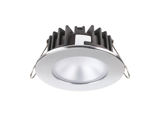 Quick Foco LED redondo KAI XP LP 4W 10-30Vcc blanco satinado blanco cálido/rojo