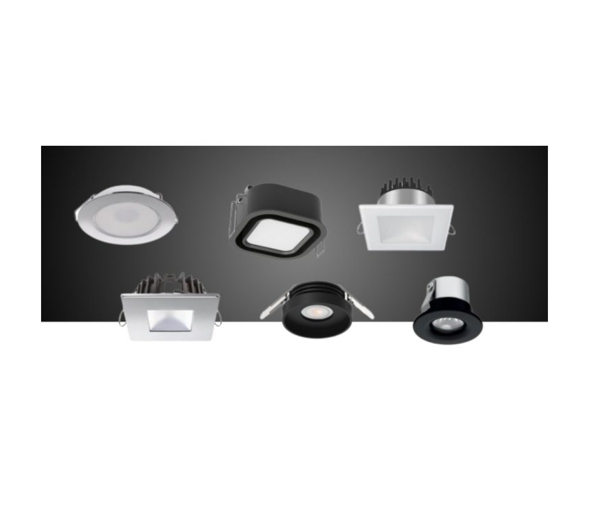 Quick Foco LED redondo KAI XP LP 6W 10-30Vdc blanco satinado luz cálida IP66