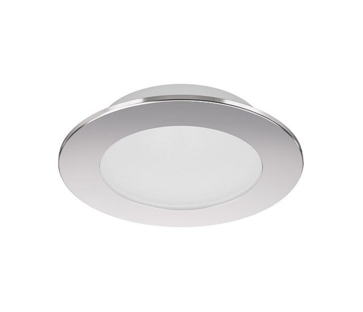 Quick Foco LED redondo KLEOS 180mm 12W 20-30Vdc inox blanco cálido IP66